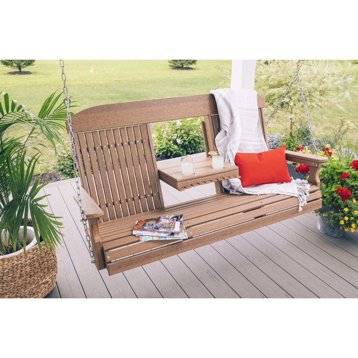 Swivel Glider & Deluxe End Table sold separately.