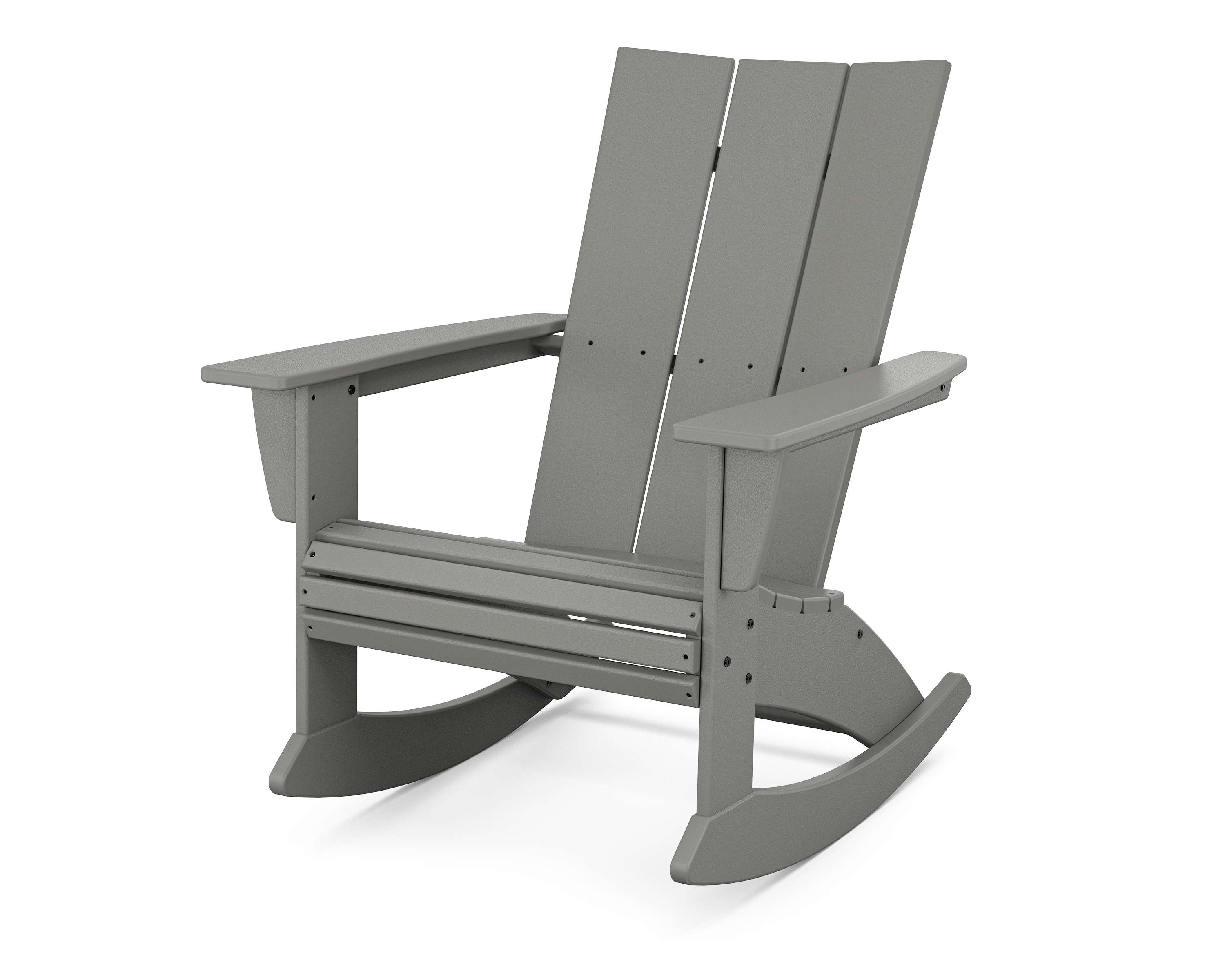 POLYWOOD Modern Curveback Adirondack Rocking Chair