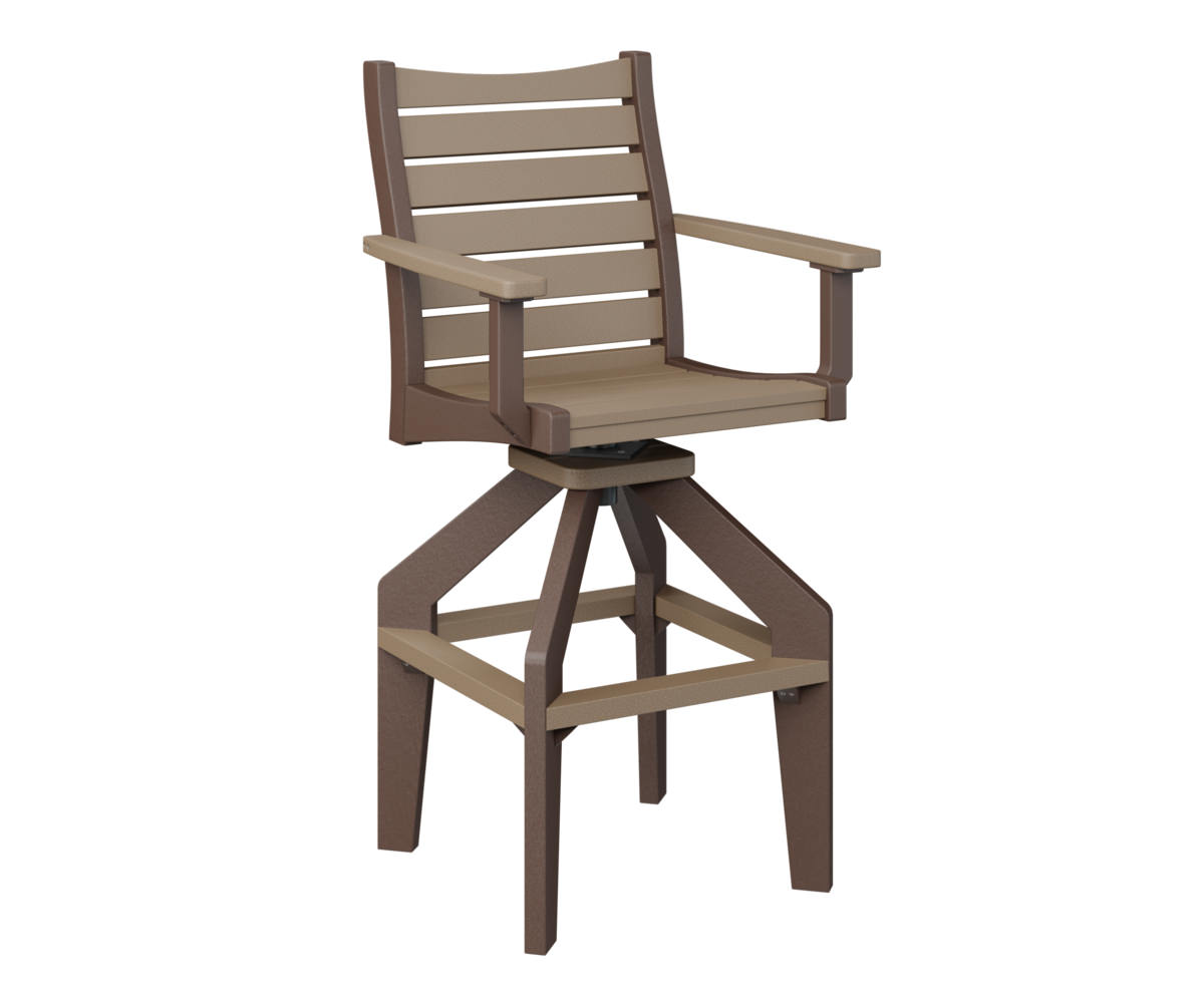 Shown in weatherwood on chocolate