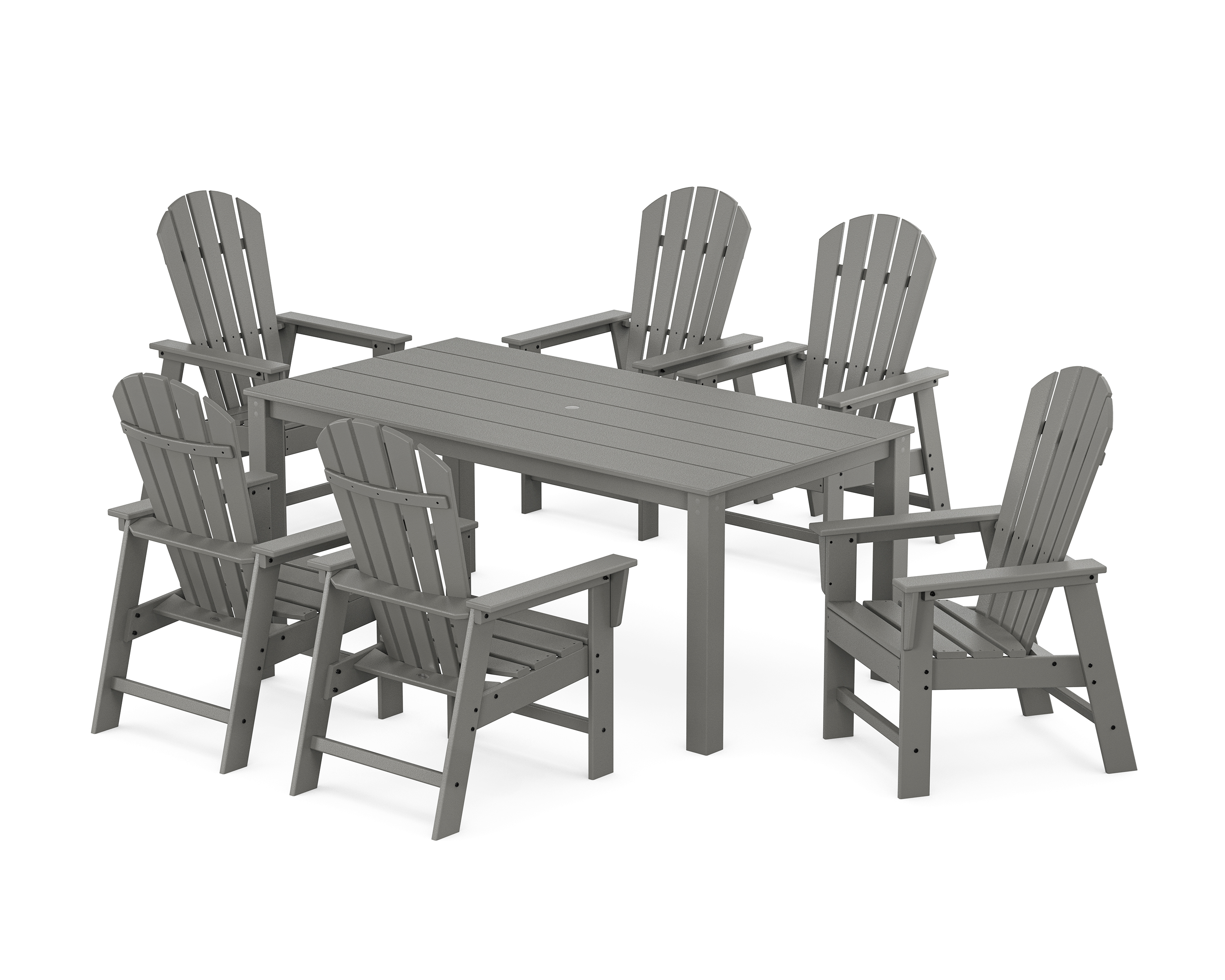 POLYWOOD South Beach 7-Piece Parsons Dining Set