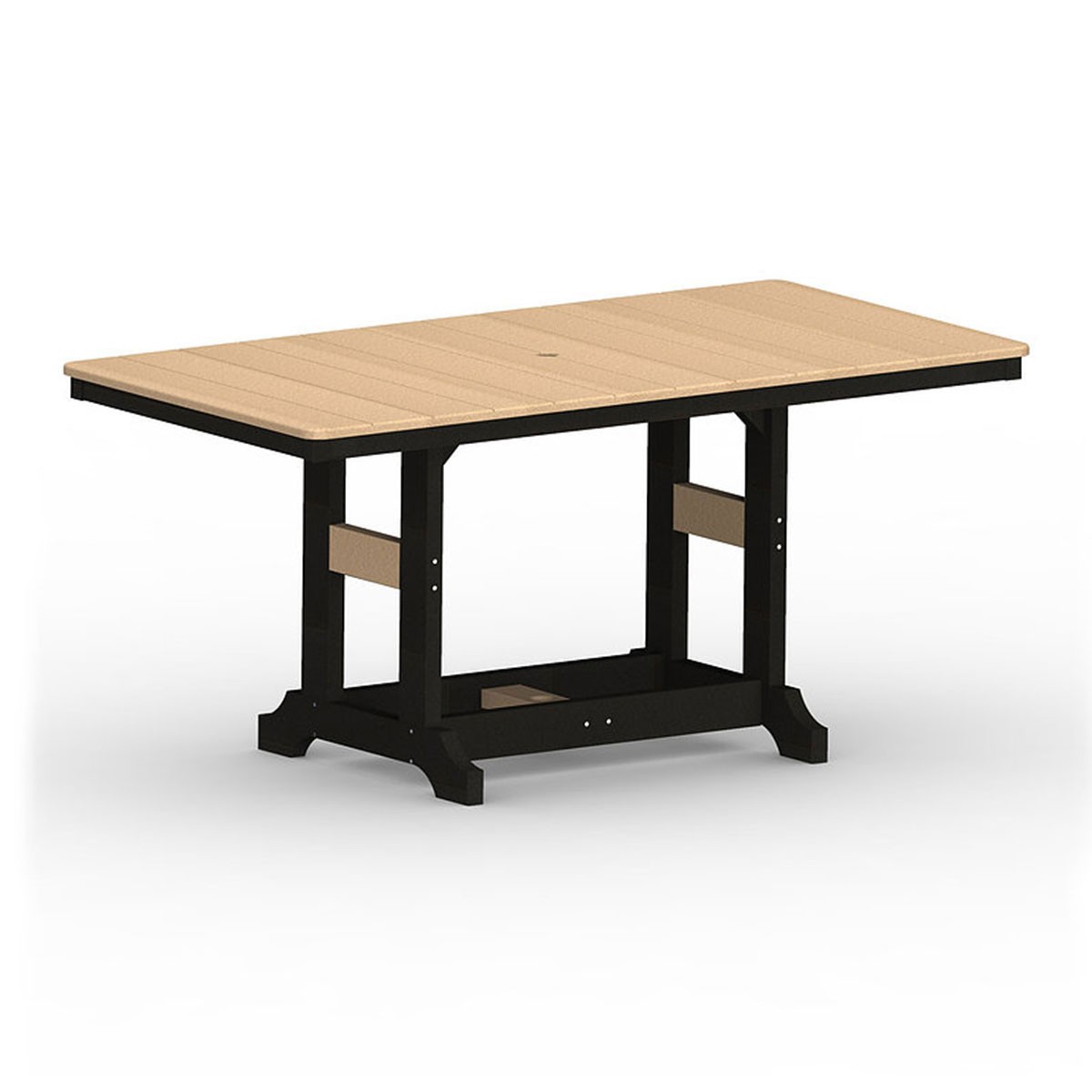 Berlin Gardens Garden Classic 33 in x 66 in Rectangular Counter Table