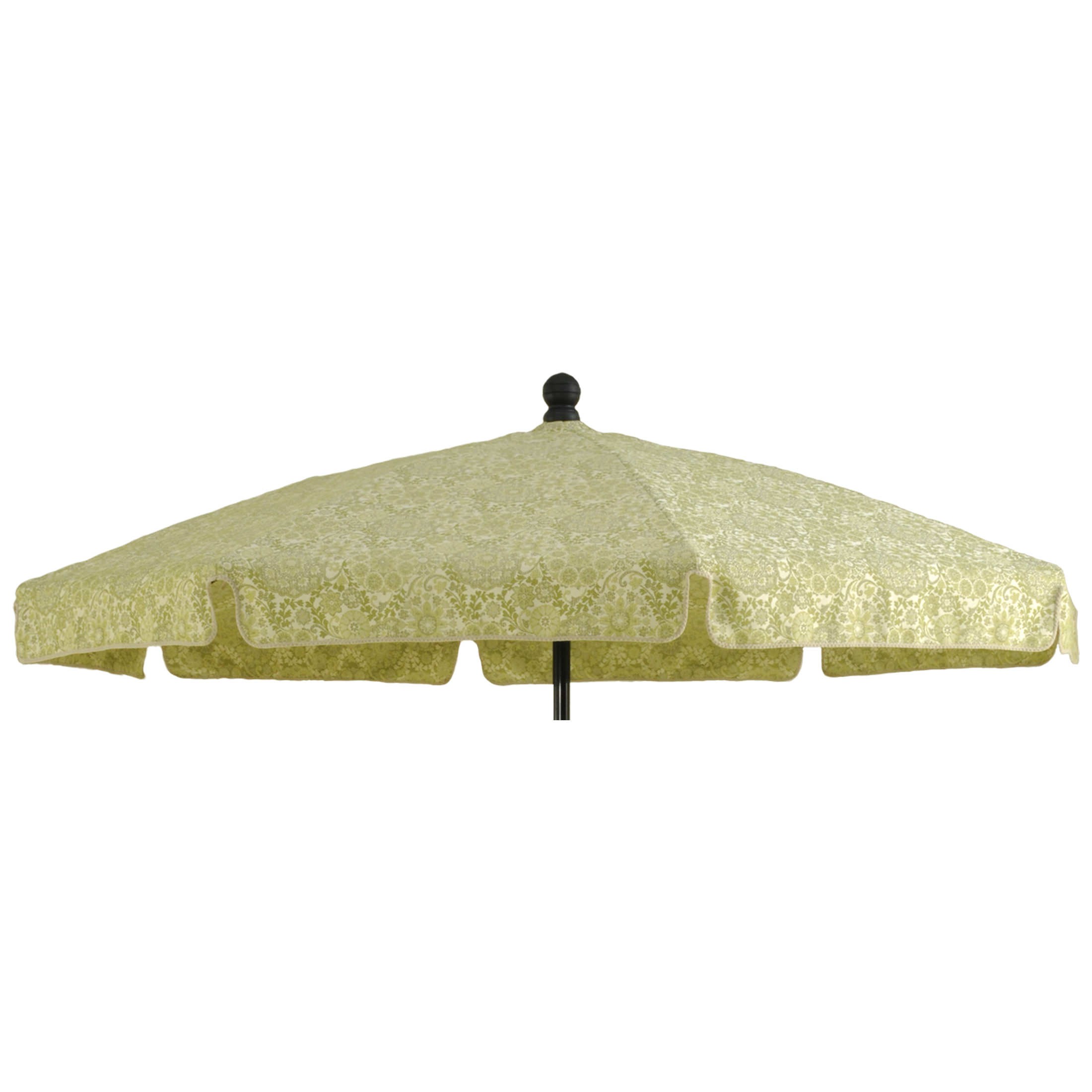 7 1/2 Ft Heavy Duty Aluminum Standard Crank Umbrella with Fiberglass Ribs & No Tilt