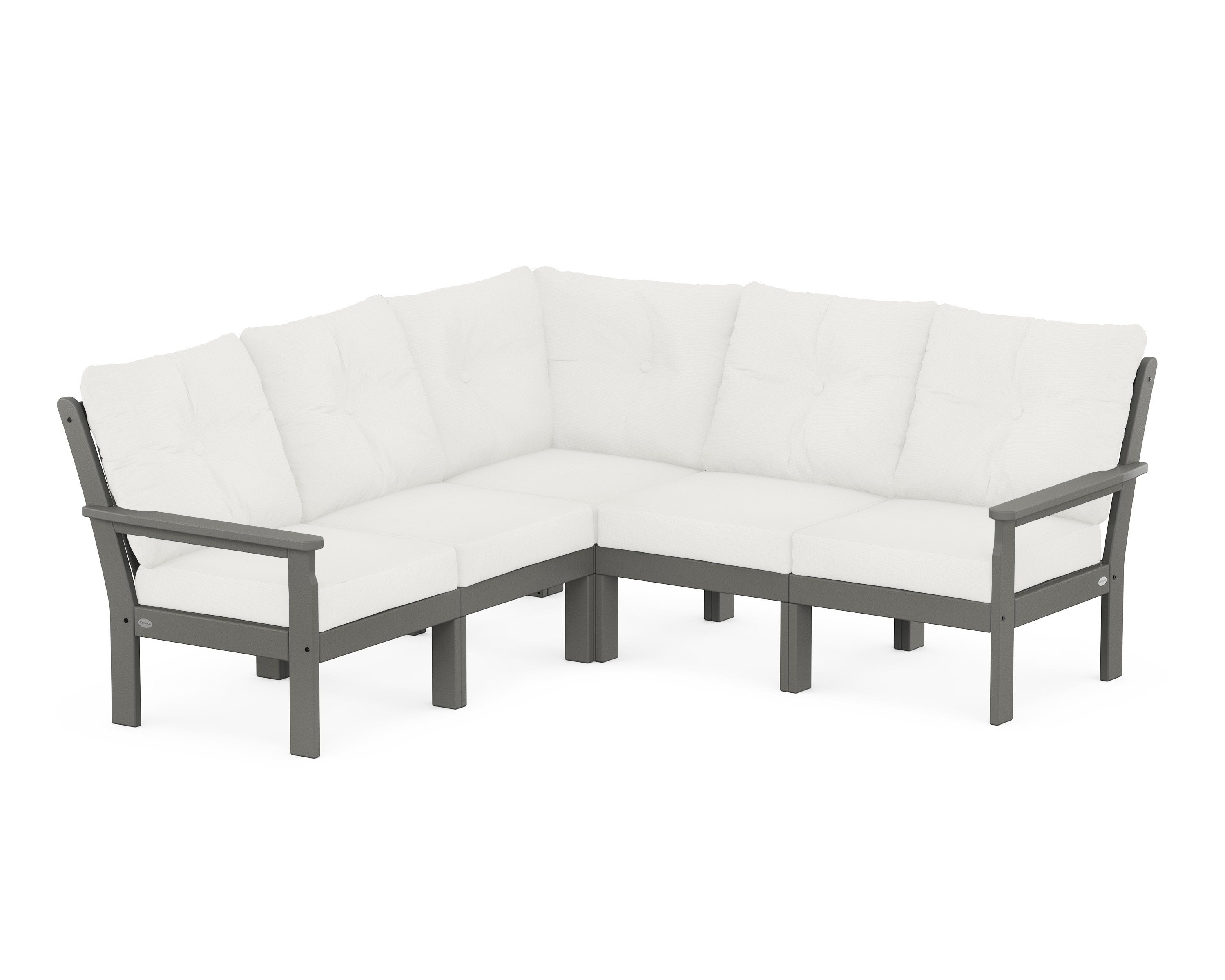 POLYWOOD Vineyard 5-Piece Sectional