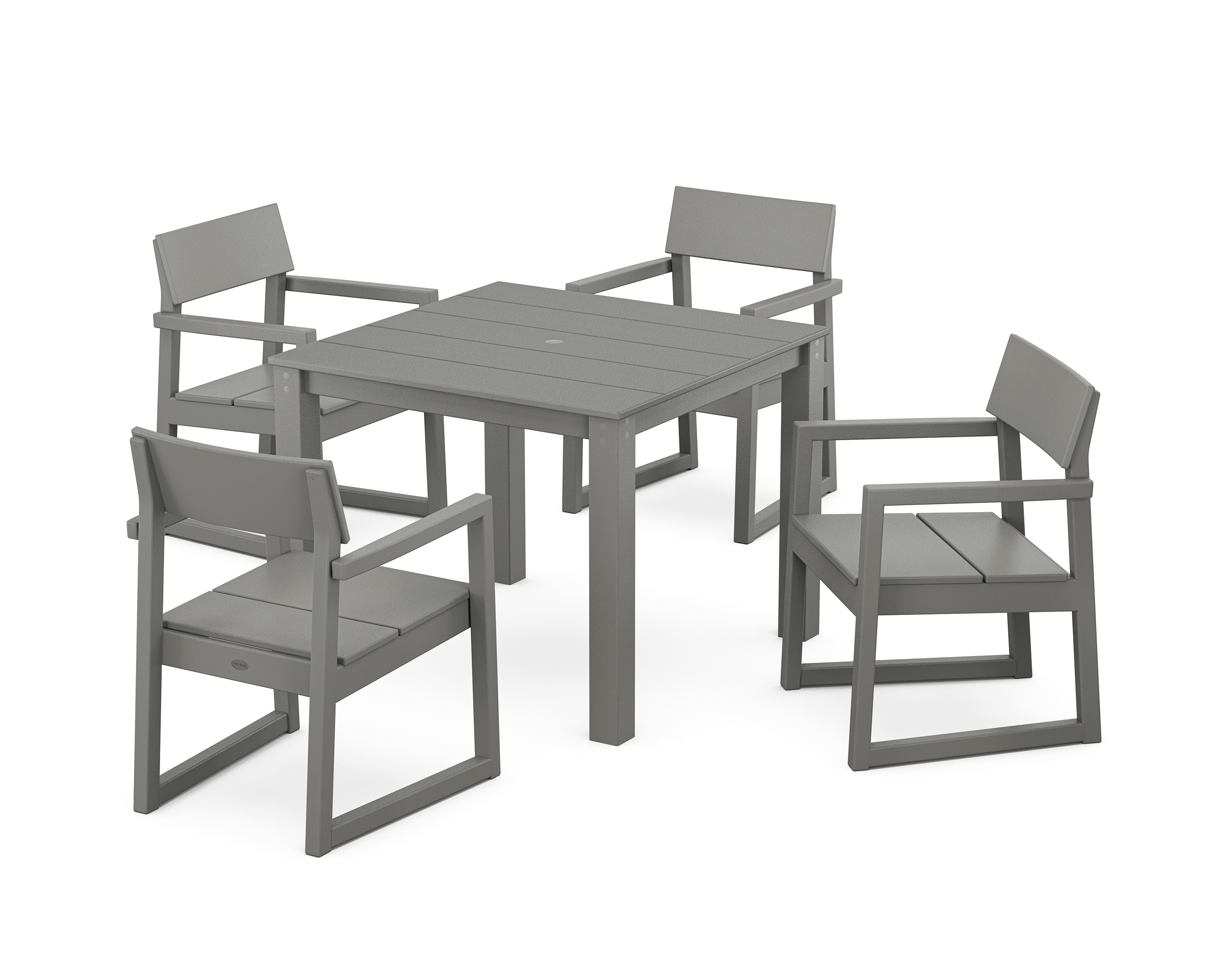 POLYWOOD EDGE 5-Piece Parsons Dining Set