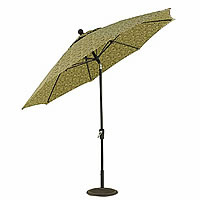 7 1/2 Ft Heavy Duty Aluminum Market Umbrella with Crank & Auto-Tilt