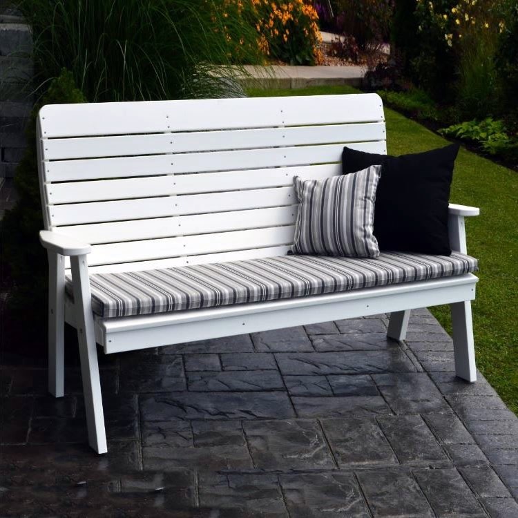 A&L Furniture 5 ft Poly Winston Garden Bench