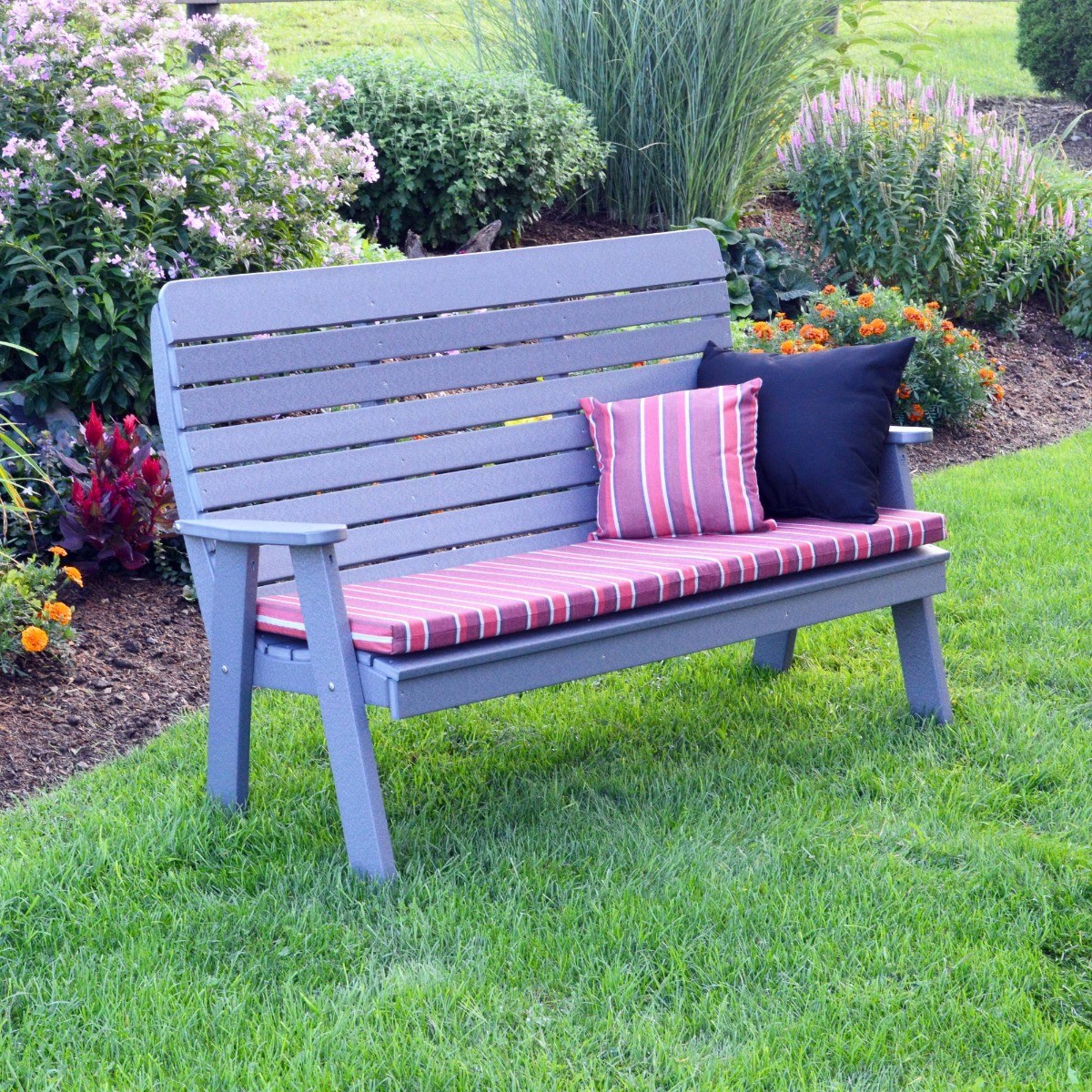 A&L Furniture 5 ft Poly Winston Garden Bench