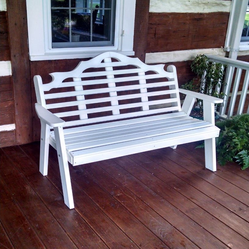 A&L Furniture 5 ft Poly Marlboro Garden Bench