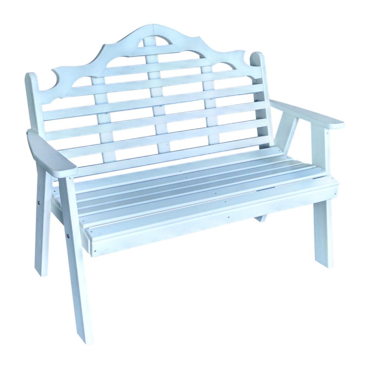 A&L Furniture 4 ft Poly Marlboro Garden Bench