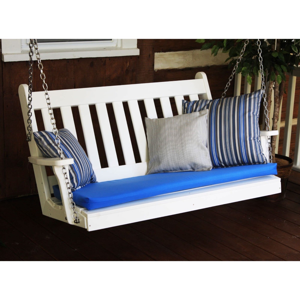 A&L Furniture 5 ft Poly Traditional English Swing