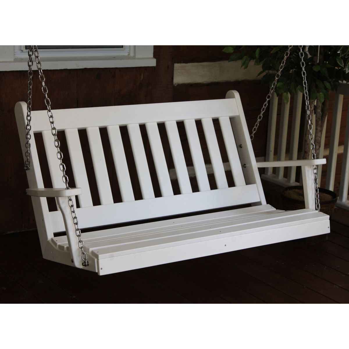 A&L Furniture 4 ft Poly Traditional English Swing