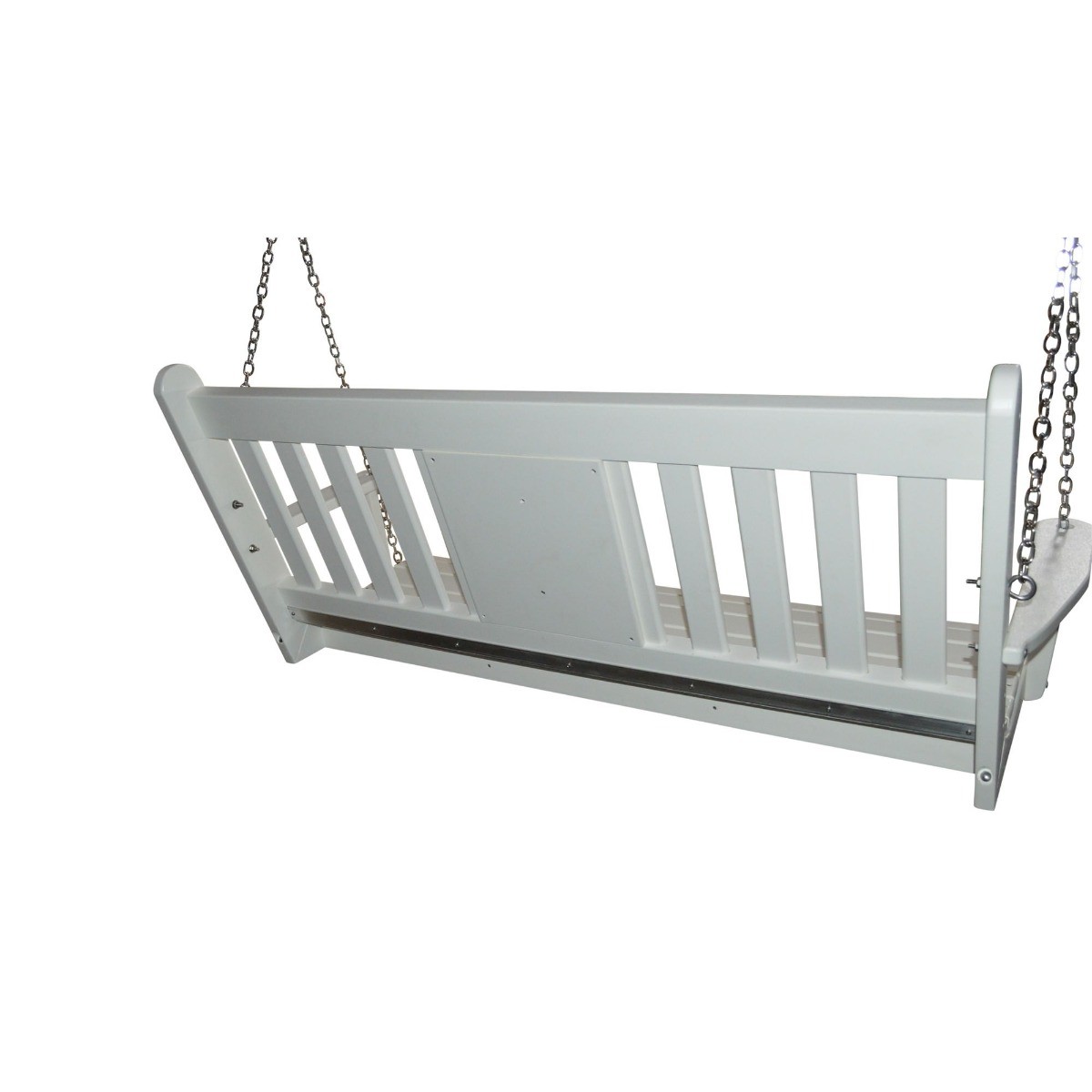 A&L Furniture 5 ft Poly Traditional English Swing with Monogram