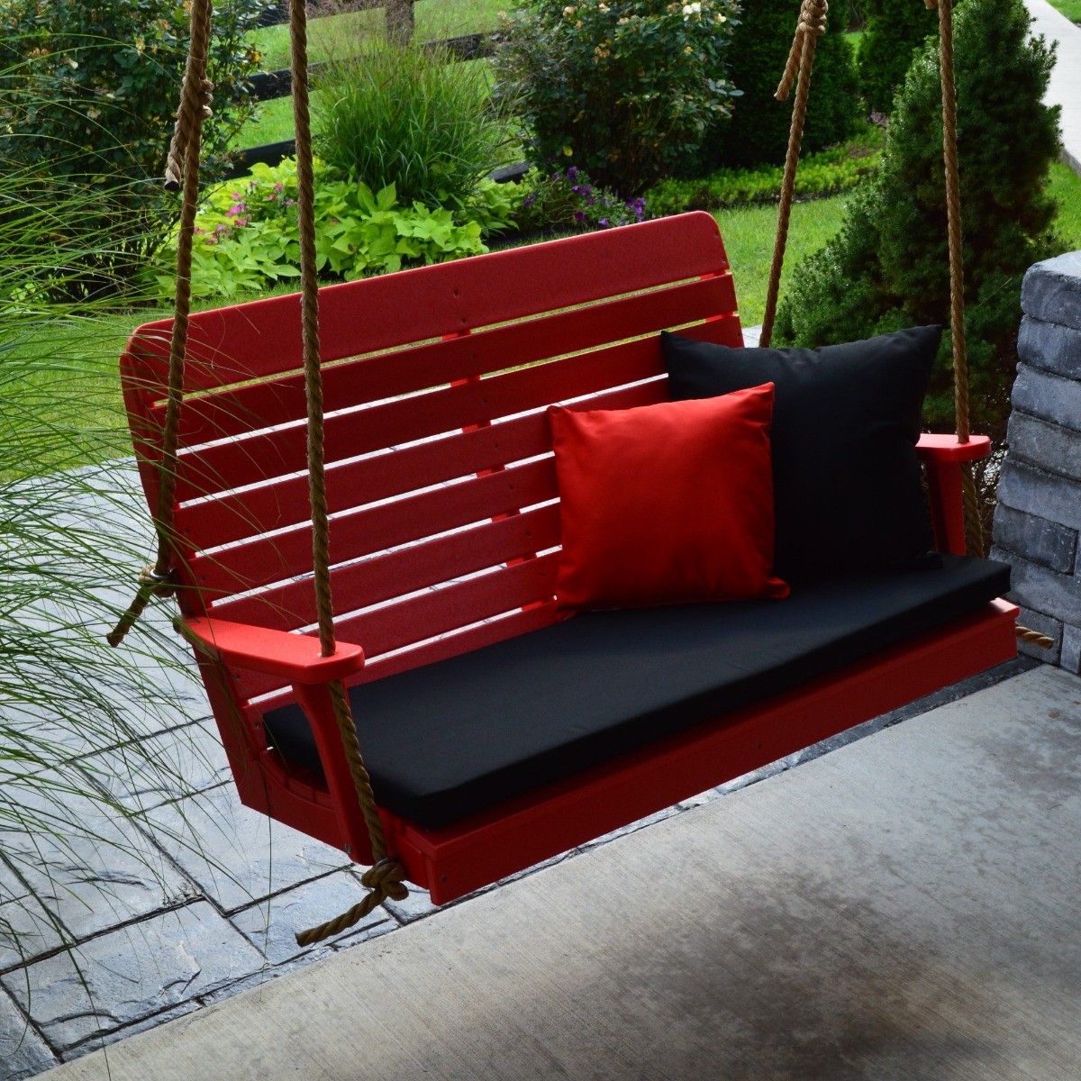 A&L Furniture 4 ft Poly Winston Swing