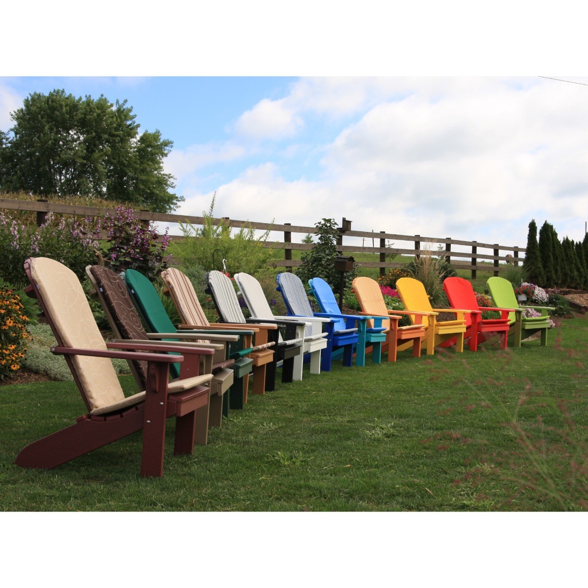A&L Poly Fanback Adirondack Chair
