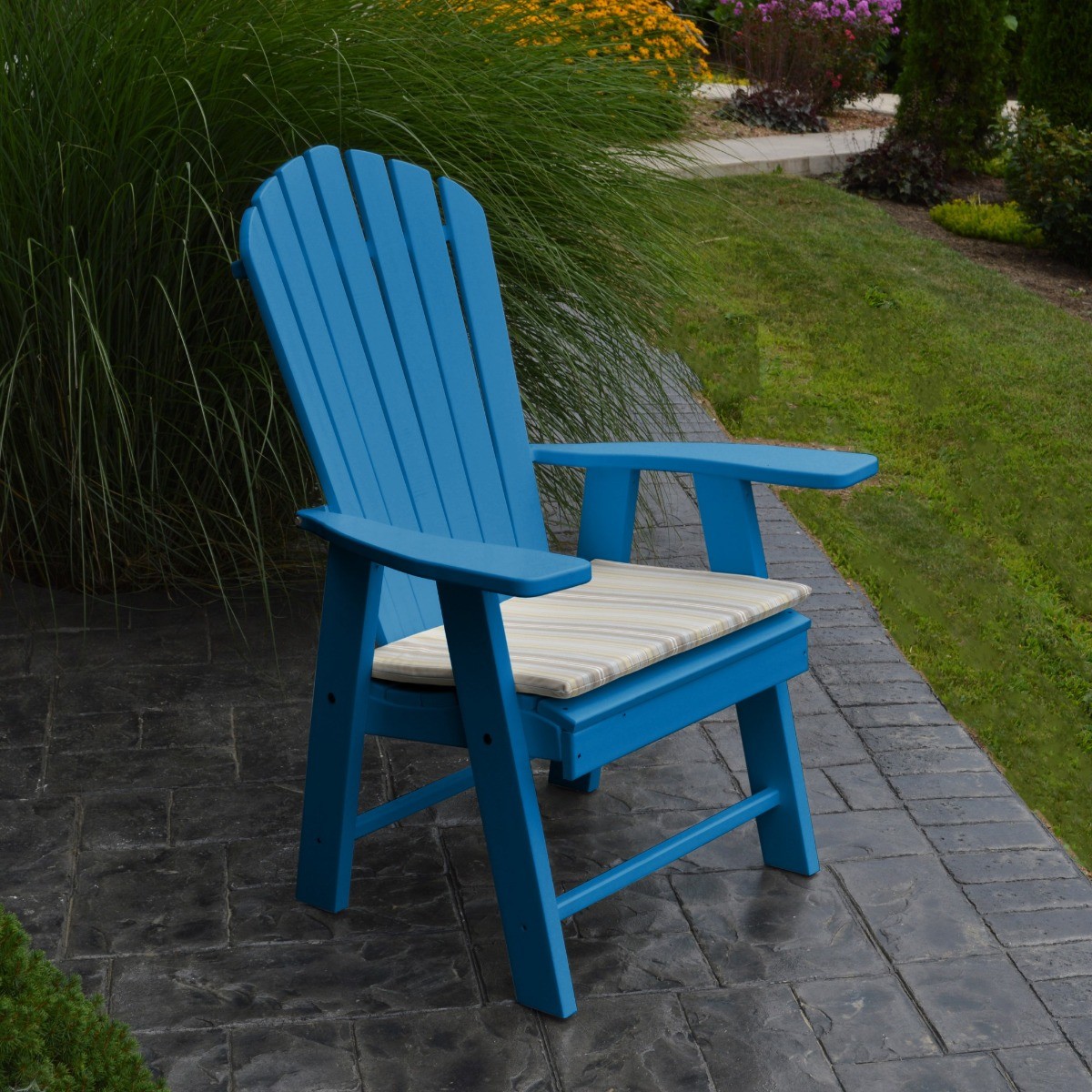 A&L Furniture Poly Upright Adirondack Chair