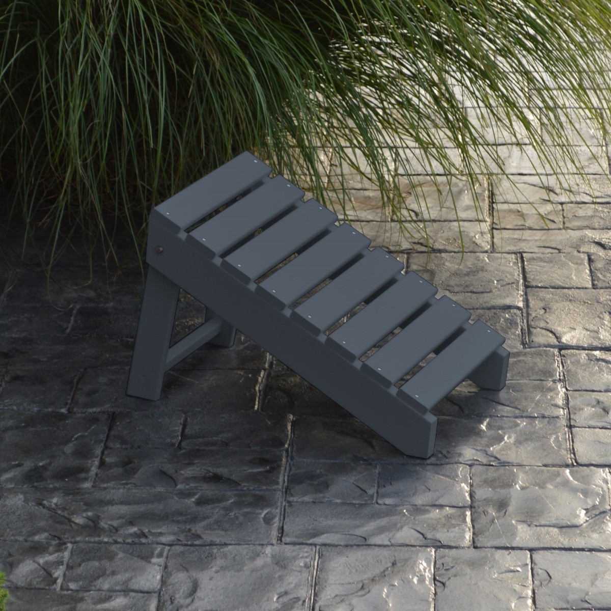 A&L Furniture Poly Folding Ottoman