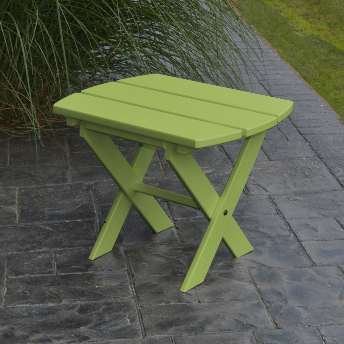 A&L Furniture Poly Folding End Table