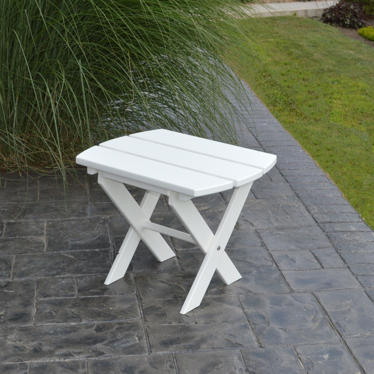 A&L Furniture Poly Folding End Table