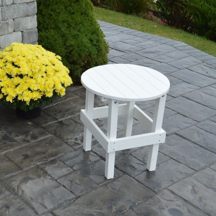 A&L Furniture Poly Round Side Table