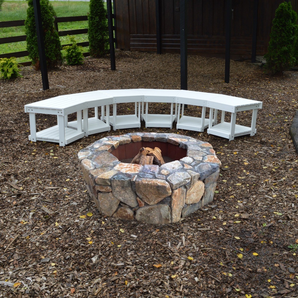 A&L Furniture Poly New Hope Bench/Side Table