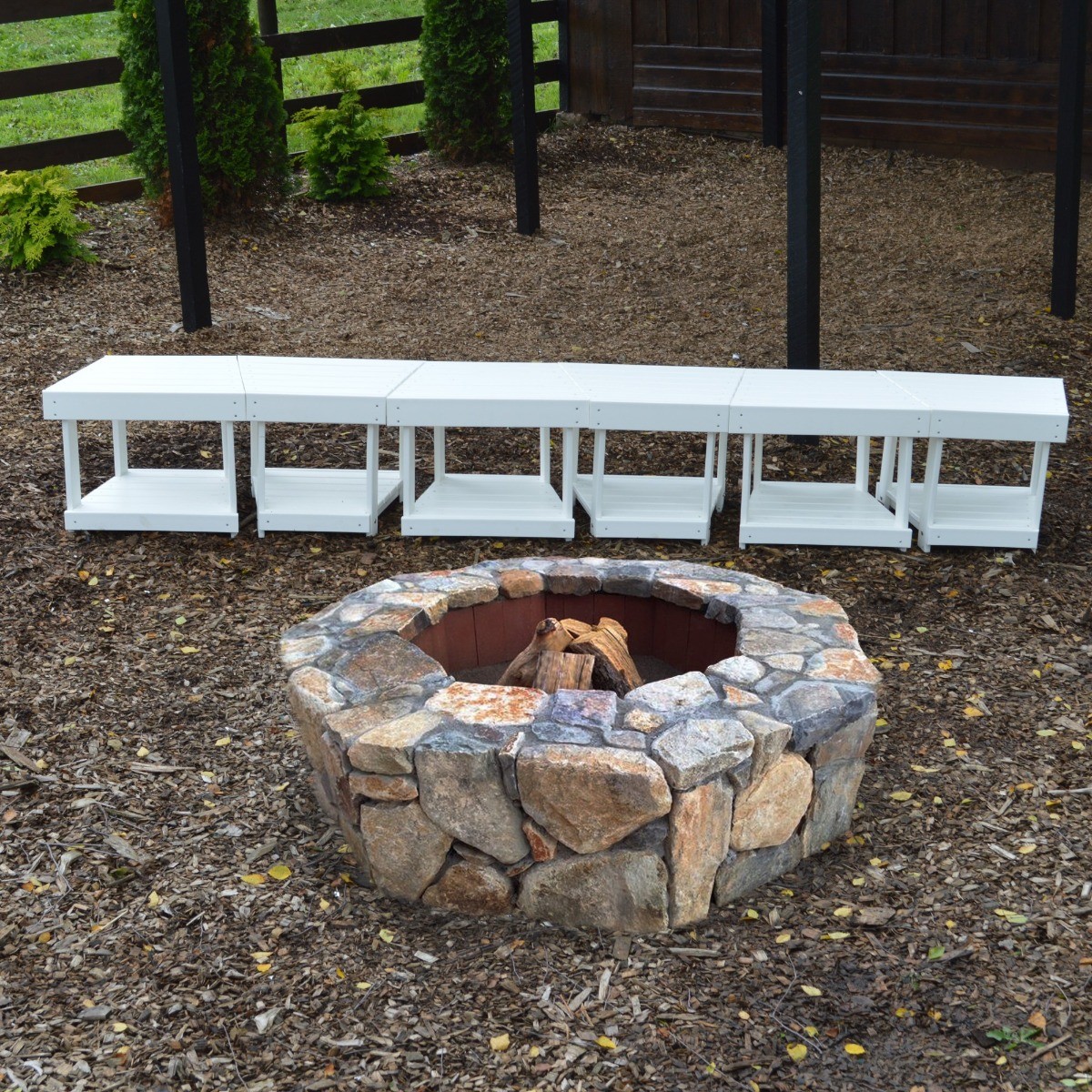 A&L Furniture Poly New Hope Bench/Side Table