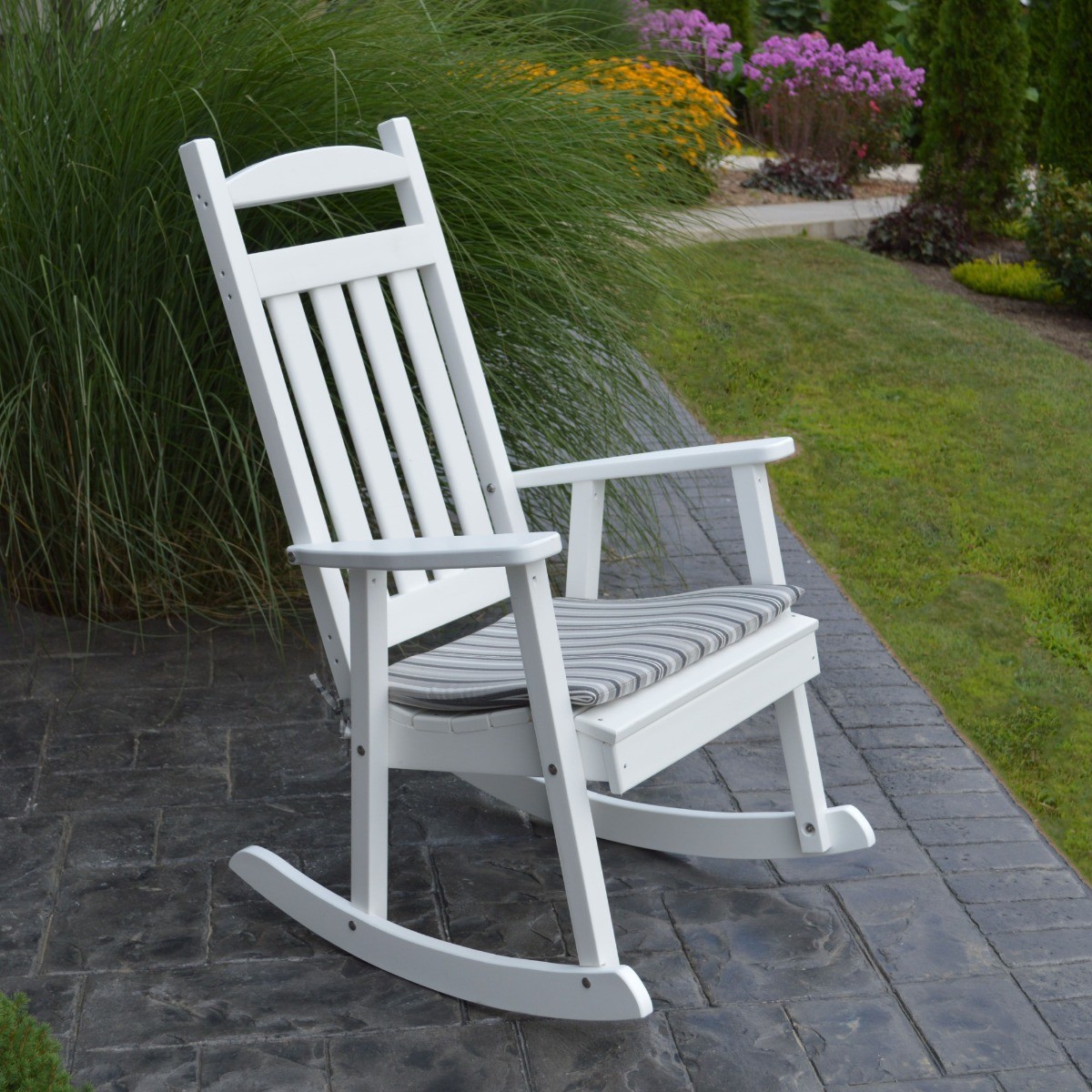 A&L Furniture Poly Classic Porch Rocker