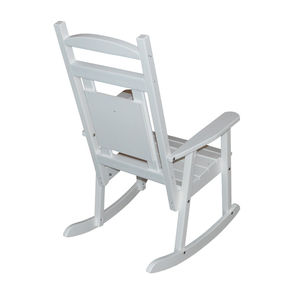 A&L Furniture Poly Classic Porch Rocker with Monogram
