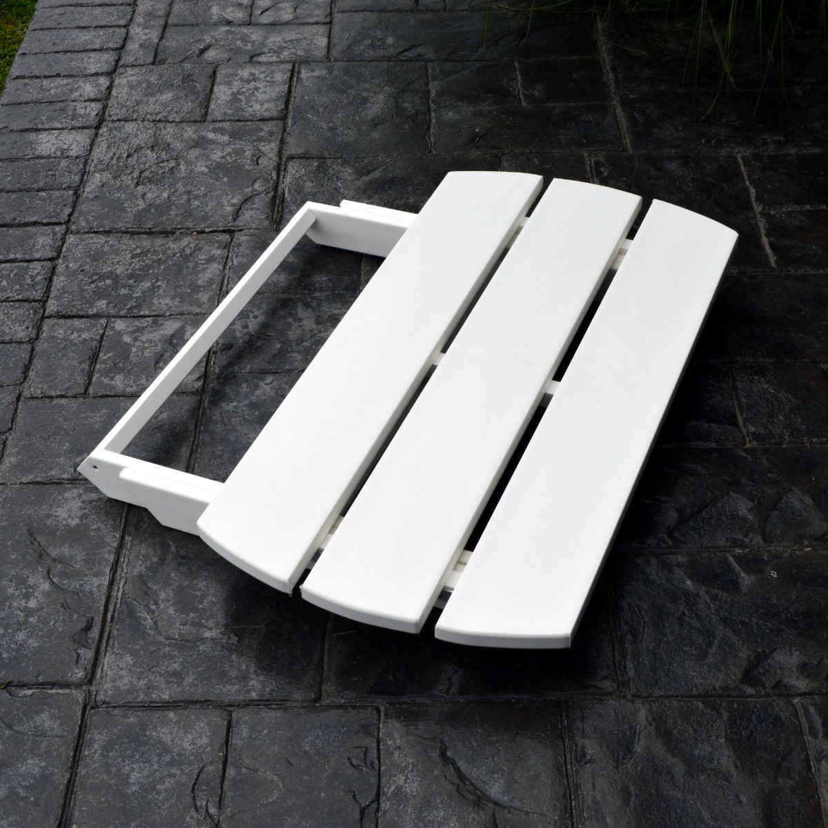 A&L Furniture Poly Folding Oval Coffee Table