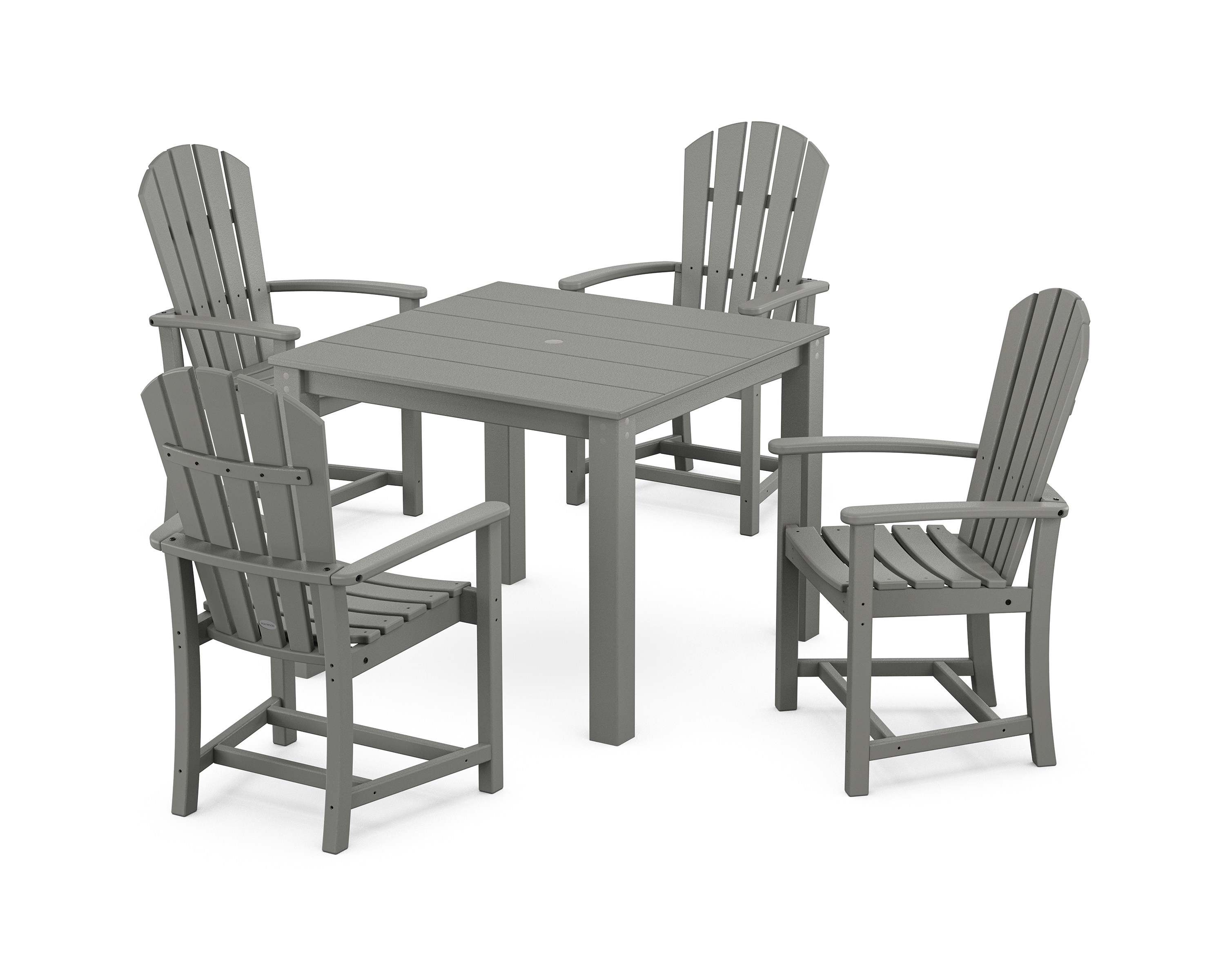 POLYWOOD Palm Coast 5-Piece Parsons Dining Set