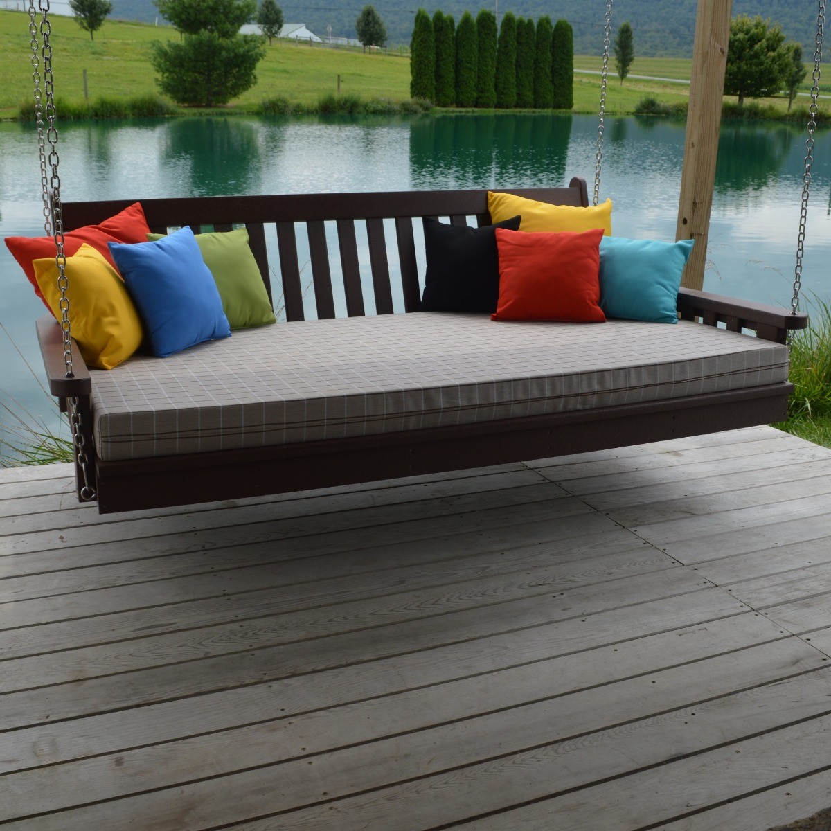 A&L Furniture 75 in Poly Traditional English Swing Bed