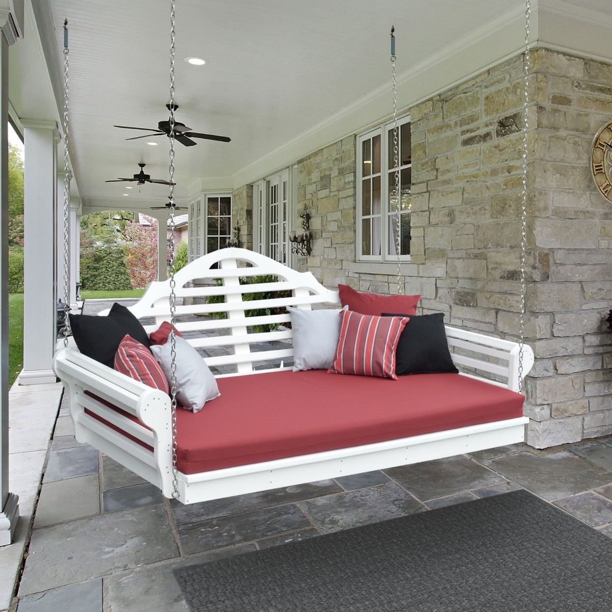 A&L Furniture 4 ft Poly Marlboro Swing Bed