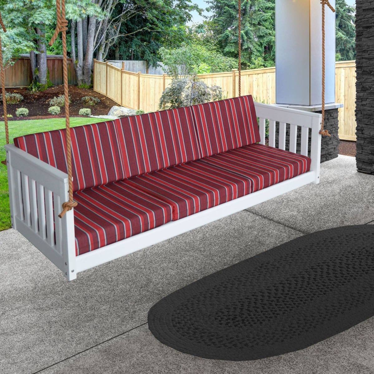 A&L Furniture 75 in Deep Seating Mission Swing