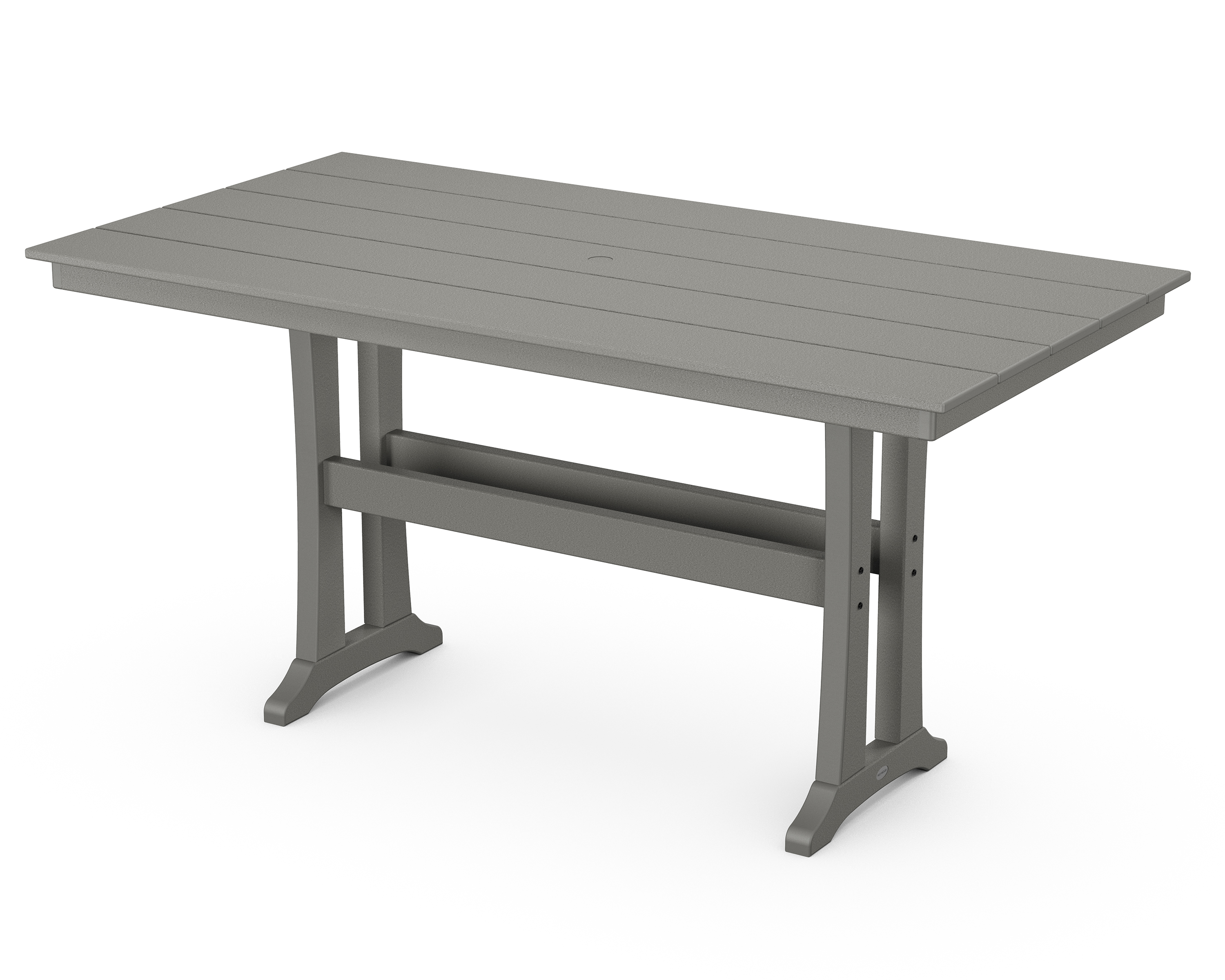 POLYWOOD Farmhouse Trestle 37" x 72" Counter Table