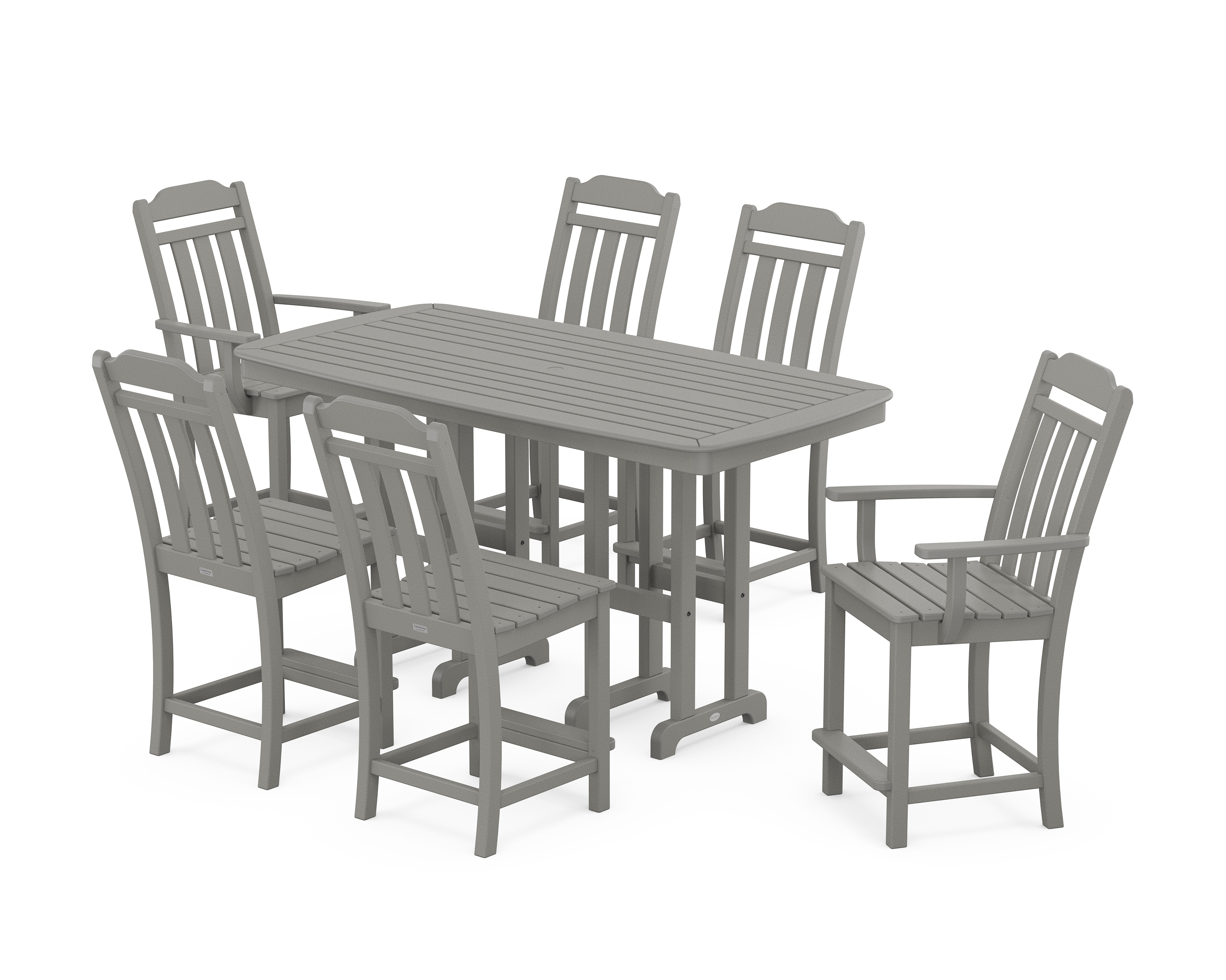 POLYWOOD Cottage 7-Piece Counter Set