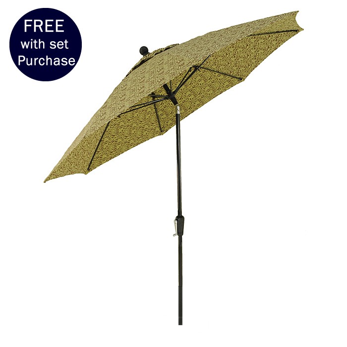 Berlin Gardens Comfo-Back Swivel Counter Set