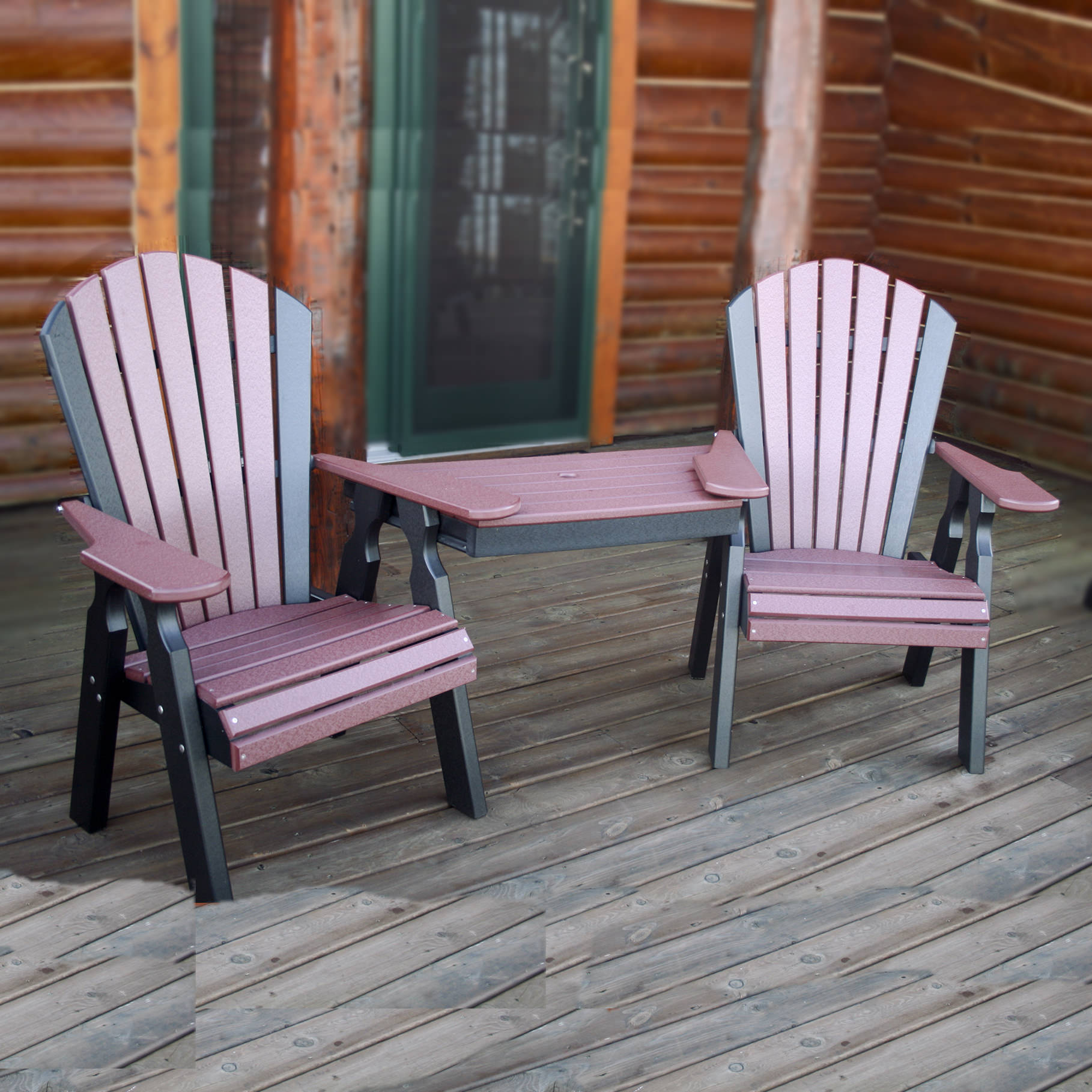 Amish Poly Classic 22in Dining Tete-A-Tete