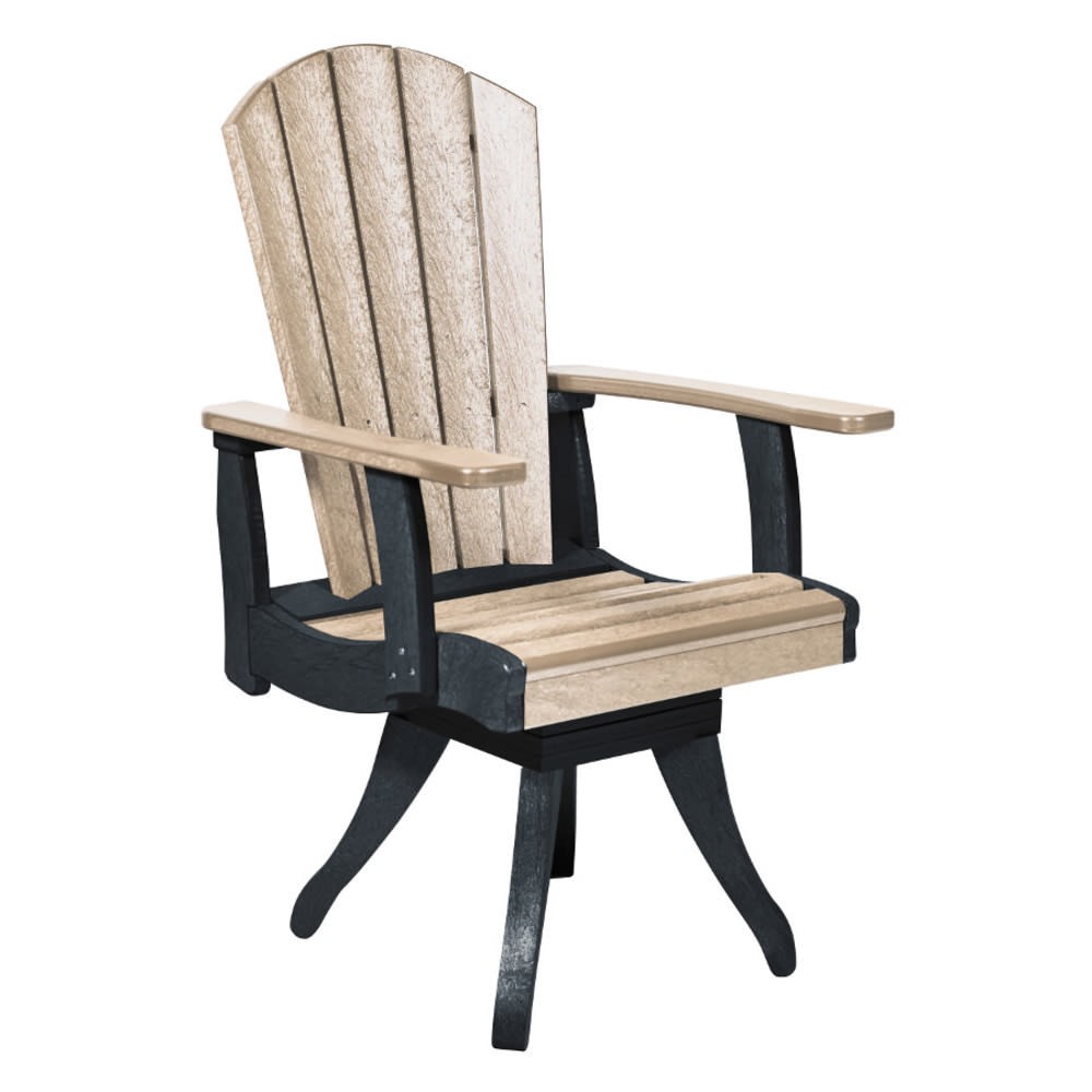 CR Plastics Generations Addy Swivel Dining Arm Chair