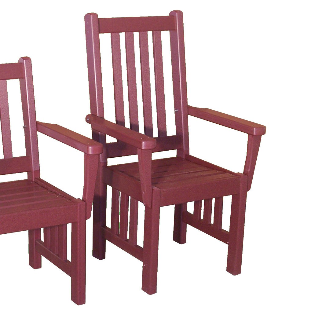 Amish Poly Mission 18in Captain's Highback