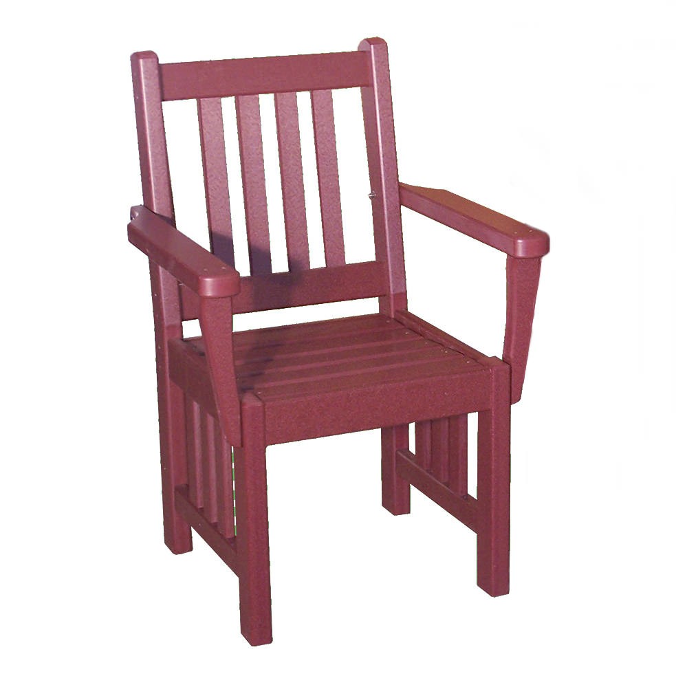 Amish Poly Mission 18in Captain's Chair