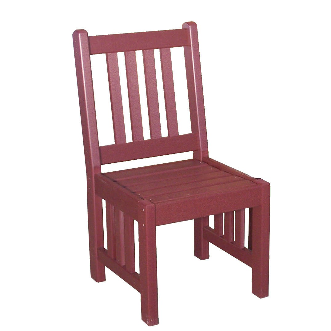 Amish Poly Mission 18in Lowback Chair