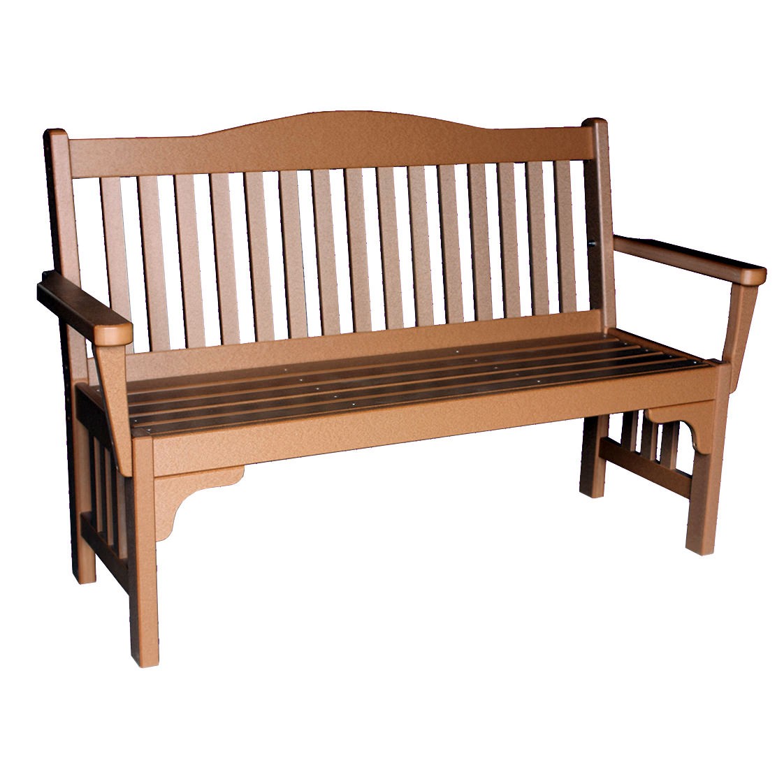 Amish Poly Mission 52in Park Bench