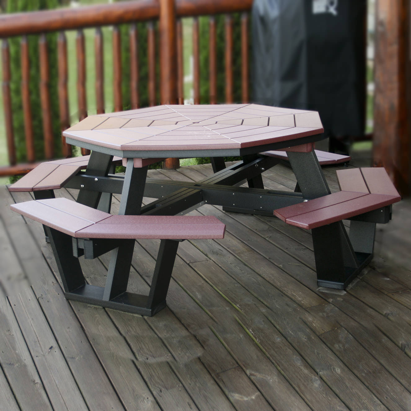 Amish Poly 5' Octagon Table