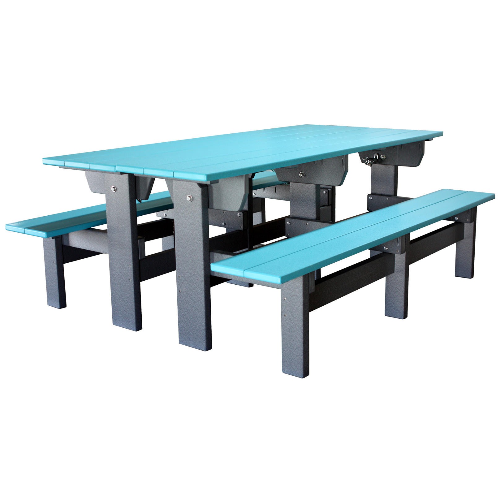 Amish Poly 6' Park Bench/Table Set