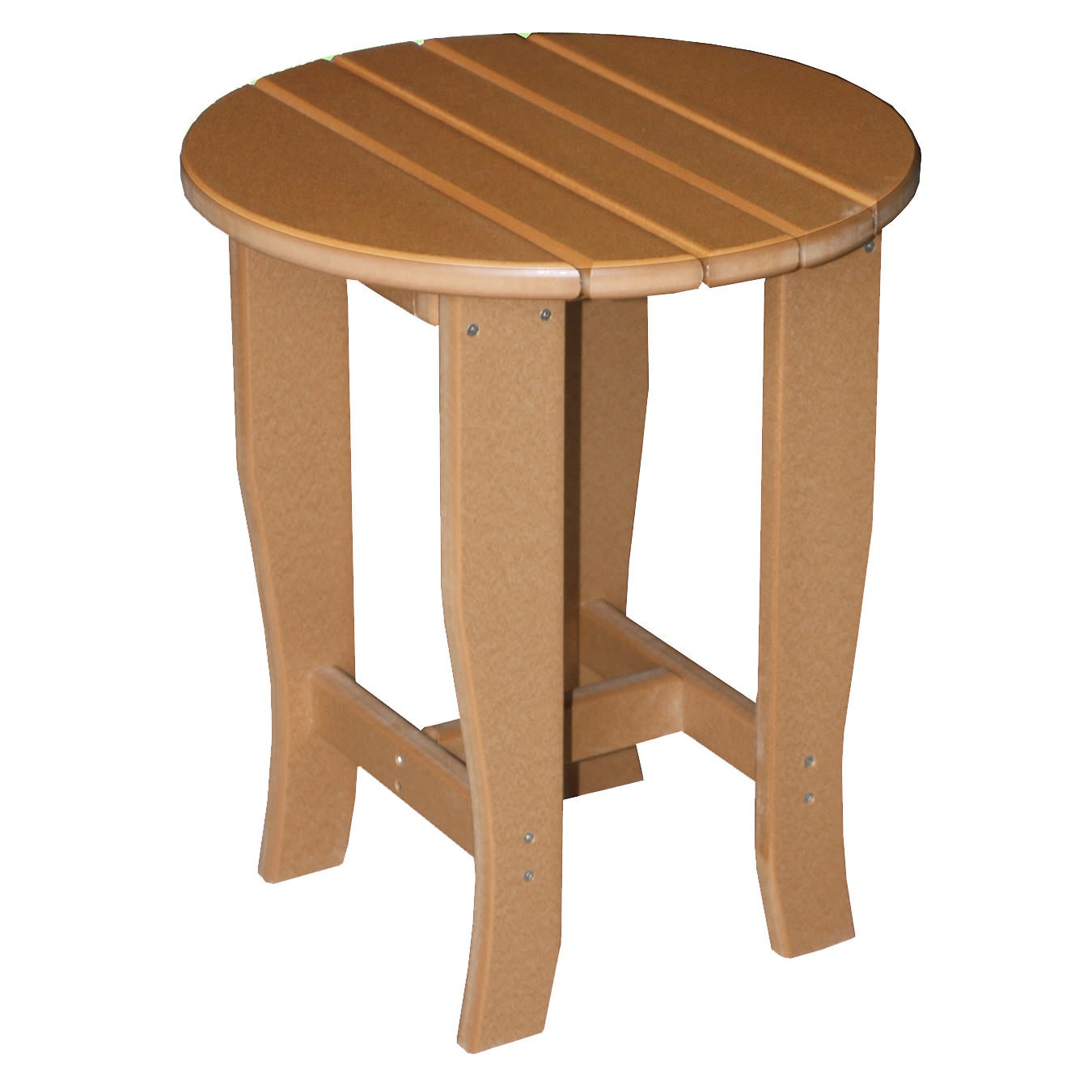 Amish Poly 19in R x 23in H End Table