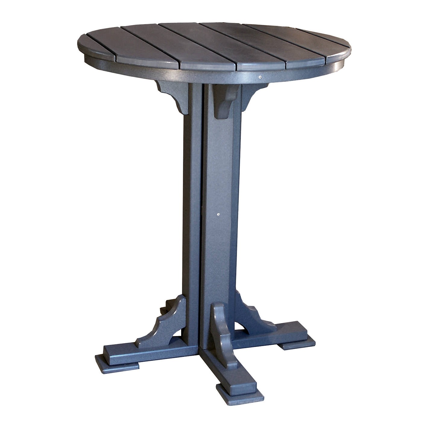 Amish Poly 34in Round Balcony Table