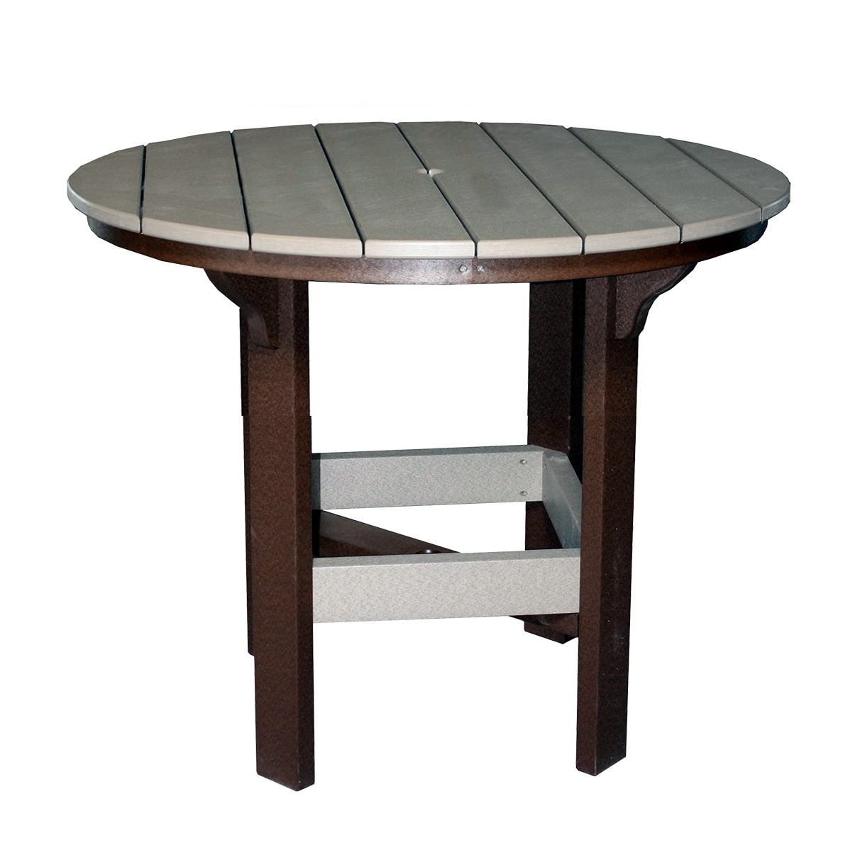 Amish Poly 42in Round Dining Table
