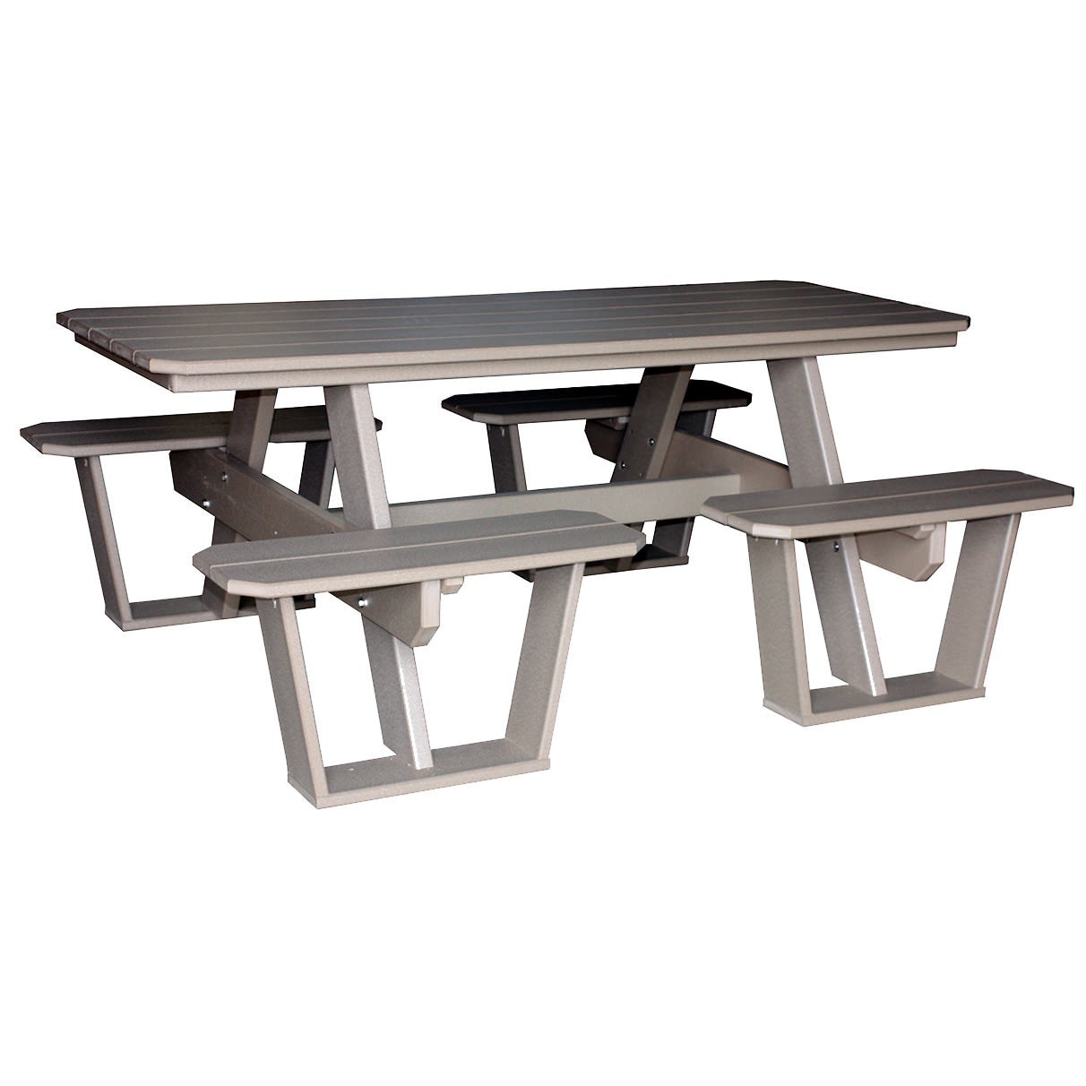 Amish Poly 7' Split Seat Picnic Table