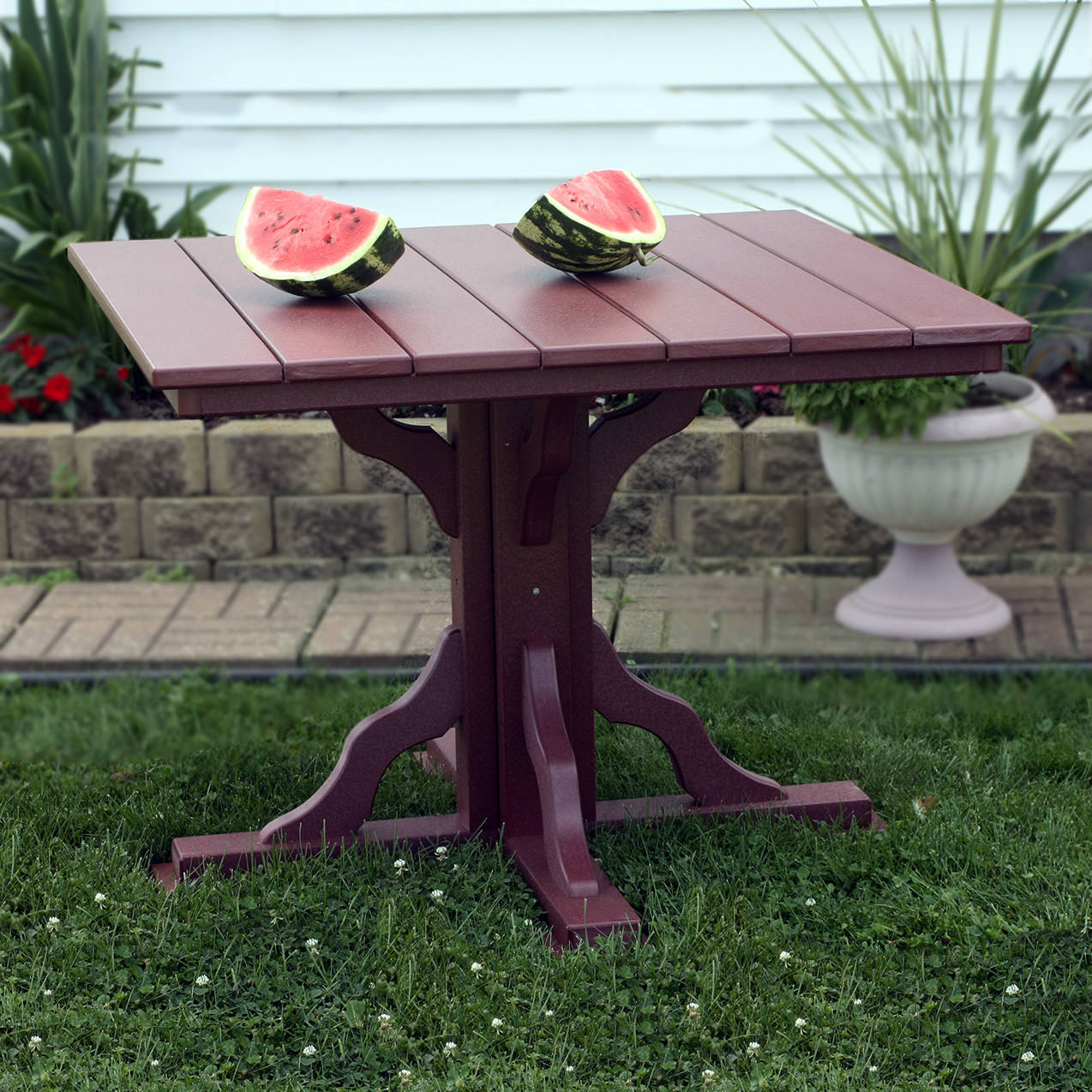 Amish Poly 39in Square Dining Table