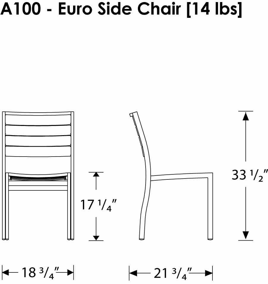 POLYWOOD Euro Side Chair