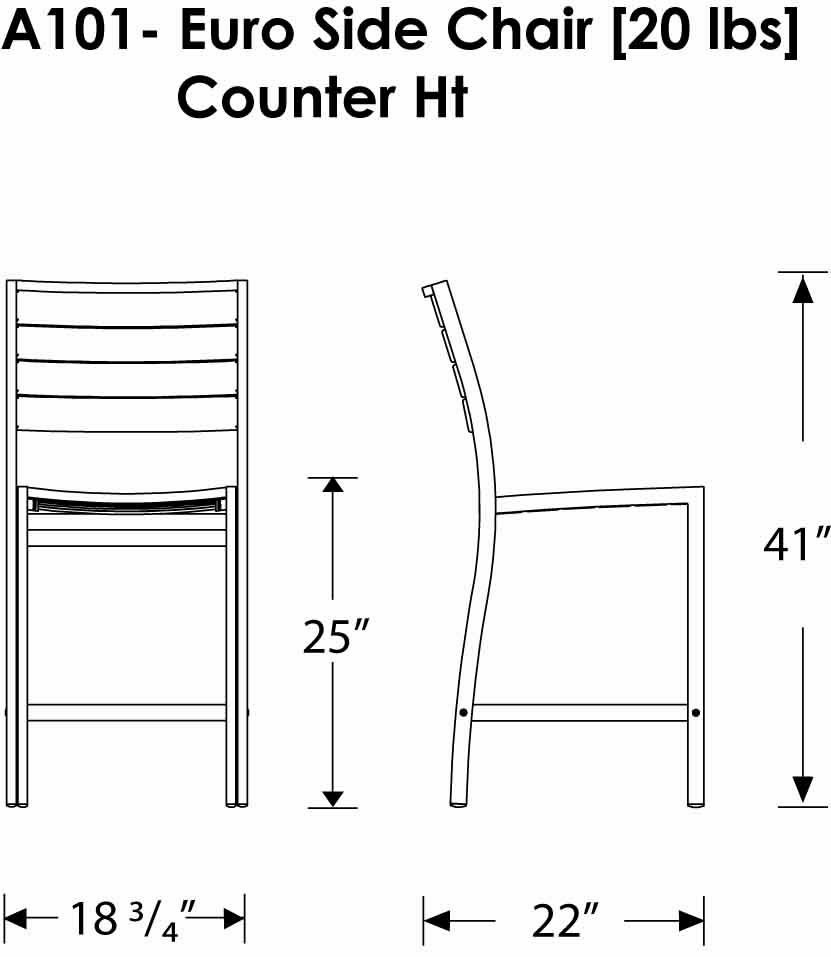 POLYWOOD® Euro 3 Pc. Counter Set